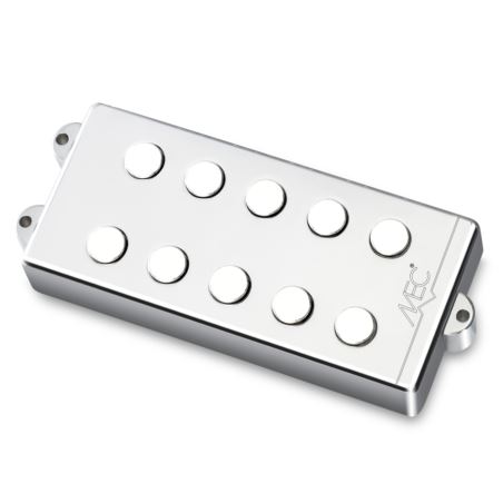 MEC Passive MM-Style Bass Pickup, Metal Cover, 5-S